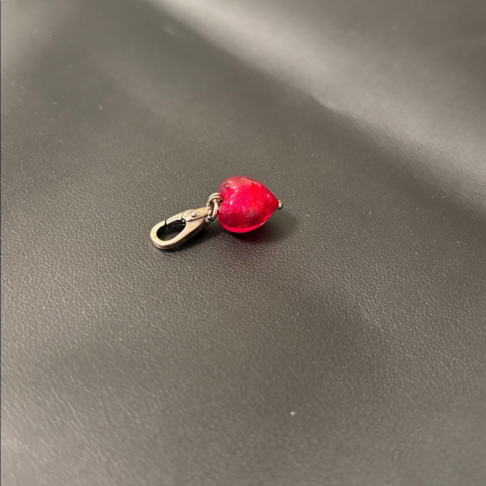 Kay Jewelers Red Heart Charm with Silver Clasp - Picture 3 of 3